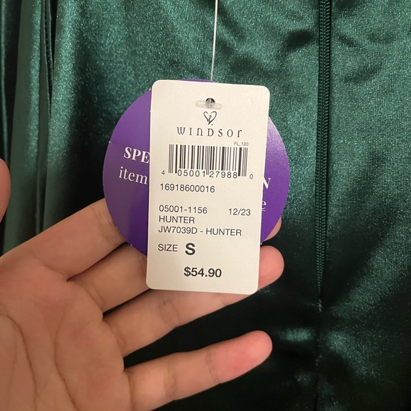 Macie Satin Corset Party Dress (S) Windsor - Picture 6 of 6